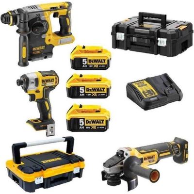 36. ZESTAW ELEKTRONARZĘDZI COMBO DEWALT DCK305P3T (DCF887+DCH273+DCG405)