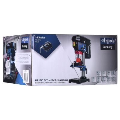 16. Wiertarka stołowa Scheppach DP16VLS