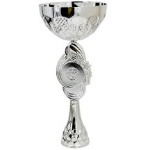 PUCHAR METALOWY SREBRNY 28,5CM TRYUMF