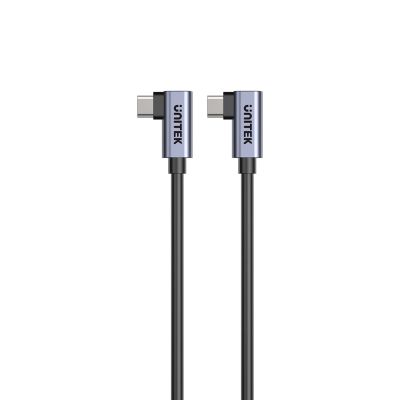 4. UNITEK KABEL USB-C KĄTOWY 90°/90° PD 100W M/M 0,5M