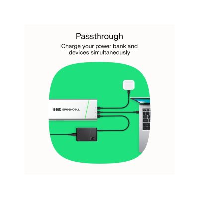 14. Green Cell Powerbank PowerPlay Pro 20800mAh 65W 3x USB PD produkcja PL