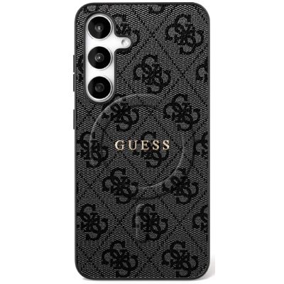 Etui Guess 4G Ring Classic Logo MagSafe na Samsung Galaxy S25 FE - czarne
