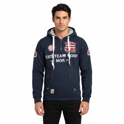 5. Bluza męska Geographical Norway GOPTAINE MEN 100 EO BS2 (WT1885H/GN-NAVY)