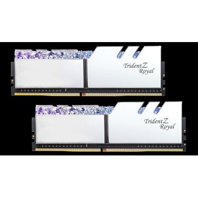 3. G.SKILL TRIDENTZ ROYAL RGB DDR4 2X16GB 3200MHZ CL16 XMP2 SILVER F4-3200C16D-32GTRS