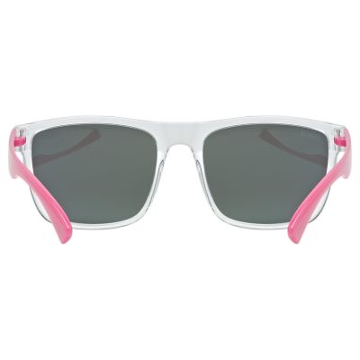 4. Uvex rookie clear Okulary do wielu sportów Chłopak, dziewczyna Oprawki pełne Różowy, Półprzezroczysty