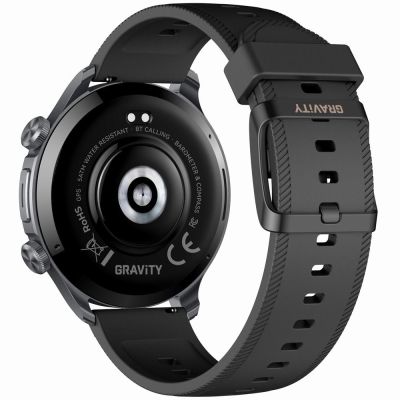 14. Smartwatch Gravity Czarny Pasek + Bransoleta GT35-2