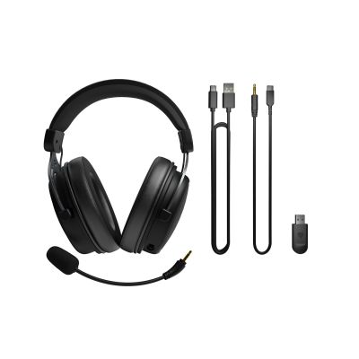 13. GENESIS Toron 706 Zestaw słuchawkowy Przewodowy i Bezprzewodowy Opaska na głowę Gaming USB Type-C Bluetooth Czarny