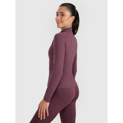 3. Bluza treningowa slim szybkoschnąca damska 4F 4FRAW25TFSWF0808-81S