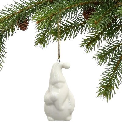 41. MIKOŁAJ ŚWIĄTECZNY CERAMICZNY BOMBKA 7,8CM 1 szt