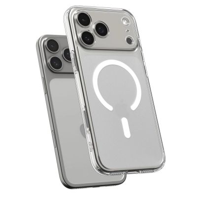 5. Etui Spigen Ultra Hybrid MagSafe na iPhone 17 Pro - białe