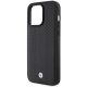 6. Etui BMW Leather Diamond Pattern na iPhone 15 Pro Max - czarne