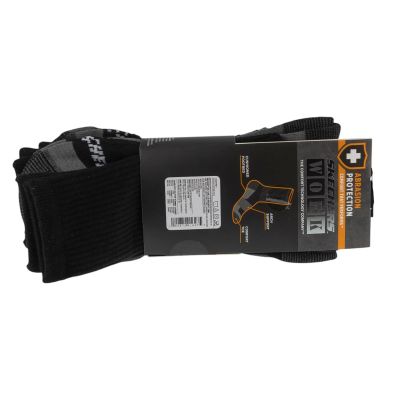 2. Skechers 3pk Mens 1/2 Terry Work Socks S106859-BLK Czarne 41-46