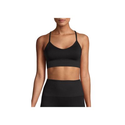 7. Top sportowy CASALL Seamless Graphical Rib Sports Top czarny