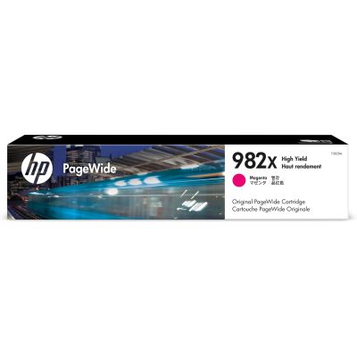 4. HP Oryginalny purpurowy wkład atramentowy 982X PageWide o dużej pojemności