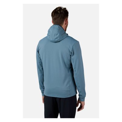 4. Bluza męska ROSSIGNOL Mid Layer Thin Fz niebieska