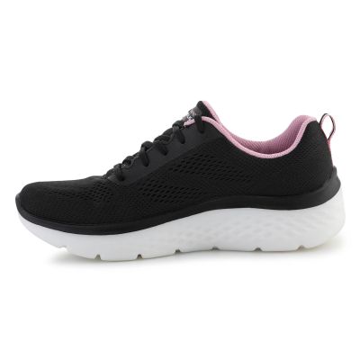 4. SKECHERS GO WALK HYPER BURST SPACE INSIGHT BLACK/PINK 124578-BKPK
