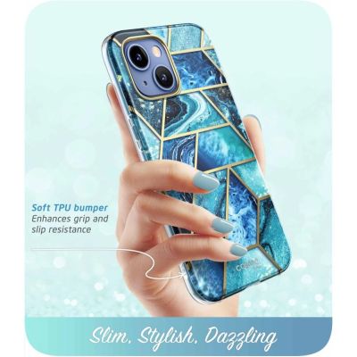 10. Etui Supcase Cosmo na iPhone 14 Plus - niebieskie