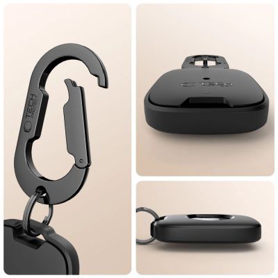 2. Etui Tech-Protect Velar na Apple AirTag 1 / 2 - czarne