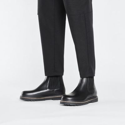 6. Sztyblety męskie Birkenstock Highwood Slip On M LENA Black ze skóry naturalnej (1025764)