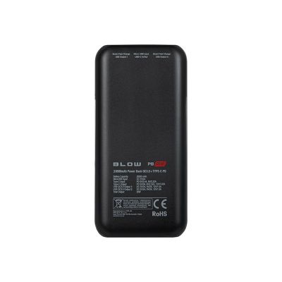 4. BLOW POWER BANK 20000MAH PD 20W CZARNY PB20F