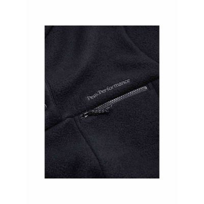 8. Bluza Peak Performance M Fleece Snap T-Neck czarny
