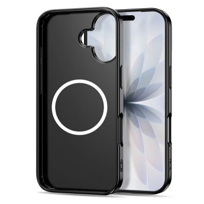 4. Etui Tech-Protect Lamano MagSafe na iPhone 17 - czarno-brązowe
