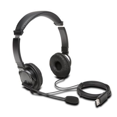 24. Kensington Słuchawki USB-A Hi-Fi z mikrofonem przewodowe