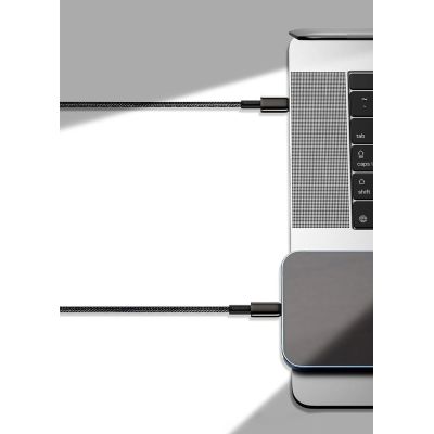 16. Kabel Baseus CATLWJ-01 Lightning - USB-C PD 20W 480Mb/s 1m - czarny