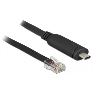 4. DeLOCK 63912 kabel równoległy Czarny 2 m USB Type-C RJ45