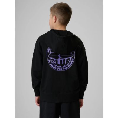 2. Bluza dresowa loose z kapturem chłopięca 4F 4FJRSS26TSWSM2934-20S