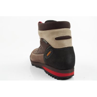 5. Aku Slope Gore-tex buty sportowe trekkingowe męskie skórzane za kostkę brązowe