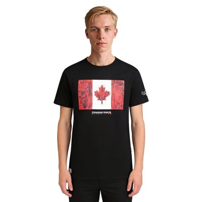 5. Koszulka Canadian Peak JPALMEAK BLACK RM MEN 233 (RBMSZ2052H/CP-NOIR)