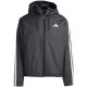 8. Kurtka męska adidas Essentials Climawarm 3-Stripes Insulated Hooded czarna JM4042