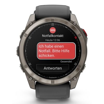 2. Zegarek sportowy Garmin Fenix 8 Pro AMOLED 51mm Sapphire Titanium