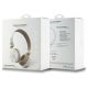 4. Słuchawki nauszne Bluetooth Guess 4G Triangle Round Shape ENC - białe