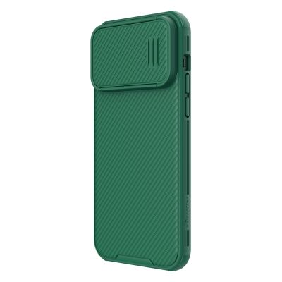 3. Nillkin CamShield S Case etui iPhone 14 Pro Max pancerny pokrowiec osłona na aparat zielone