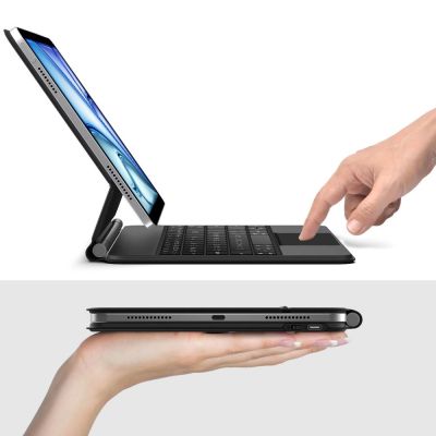 9. Etui Tech-Protect Smartcase Magnetic z klawiaturą na iPad Air 10.9” 2020 / 2022 / iPad Air 11” 2024 / 2025 - czarne