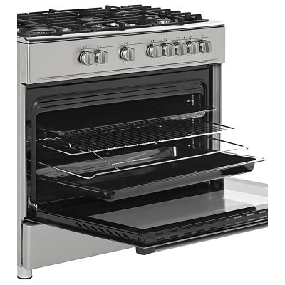 3. Kuchnia gazowo elektryczna Ravanson KWGE-K90A Cheff (inox)