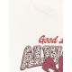 6. T-shirt boxy z nadrukiem dziewczęcy 4F 4FJRAW26TTSHF4239-11S
