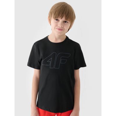 T-shirt z nadrukiem chłopięcy 4F Junior 4FJWMM00TTSHM1627-20S
