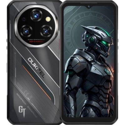 Oukitel WP62 6,58" Smartphone Dual SIM Android 15 5G USB Type-C 8 GB 256 GB 11000 mAh Czarny