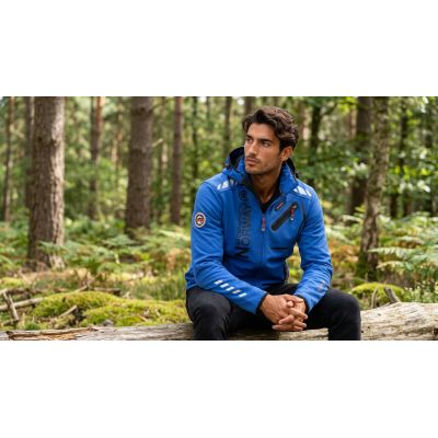 3. Softshell męski Geographical Norway ROYAUTE DB ROYAL BLUE  BLACK MEN 068 (WY2168H/GN-ROYAL BLUE / BLACK)
