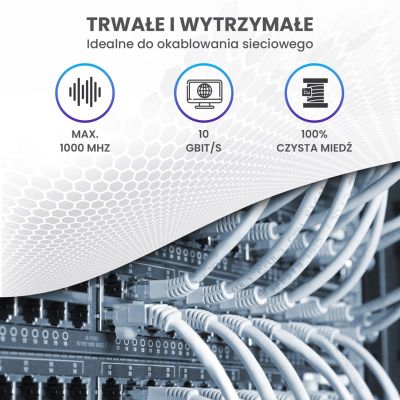 9. Extralink CAT5E UTP (U/UTP) V2 Wewnętrzny Kabel s