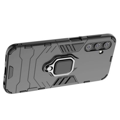11. Ring Armor etui do Samsung Galaxy A24 4G pancerny pokrowiec uchwyt magnetyczny ring czarne
