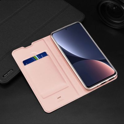 20. Dux Ducis Skin Pro kabura etui pokrowiec z klapką Xiaomi 12 Pro złoty