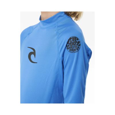 2. Lycra RIP CURL Brand Wave Upf S/S-Boy niebieski