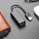 12. Ugreen zewnętrzna karta sieciowa RJ45 - USB 2.0 100 Mbps Ethernet czarny (CR110 20254)