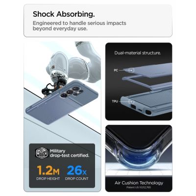 10. Etui Spigen Slim Armor CS na Samsung Galaxy S26 Ultra - niebieskie