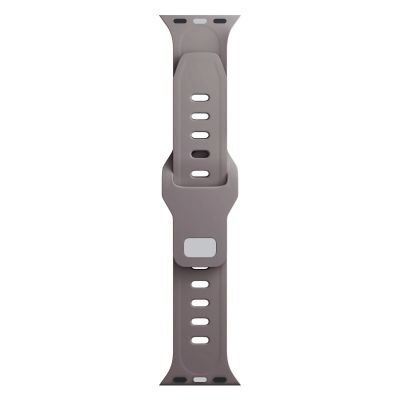 15. Pasek silikonowy 3mk Silicone Watch Strap do Apple Watch 42 / 44 / 45 / 49 mm - brązowy