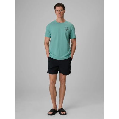 3. T-shirt relaxed z nadrukiem męski 4F 4FRSS26TTSHM4296-47S